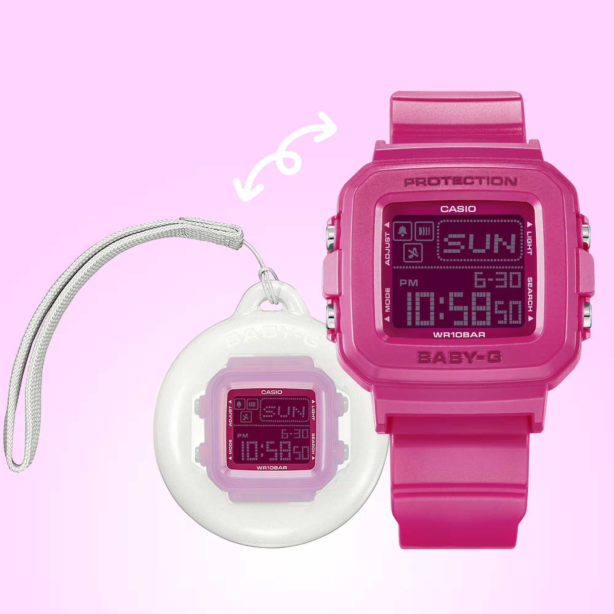 BGD-10K-4 | BABY-G DIGITAL Pink
