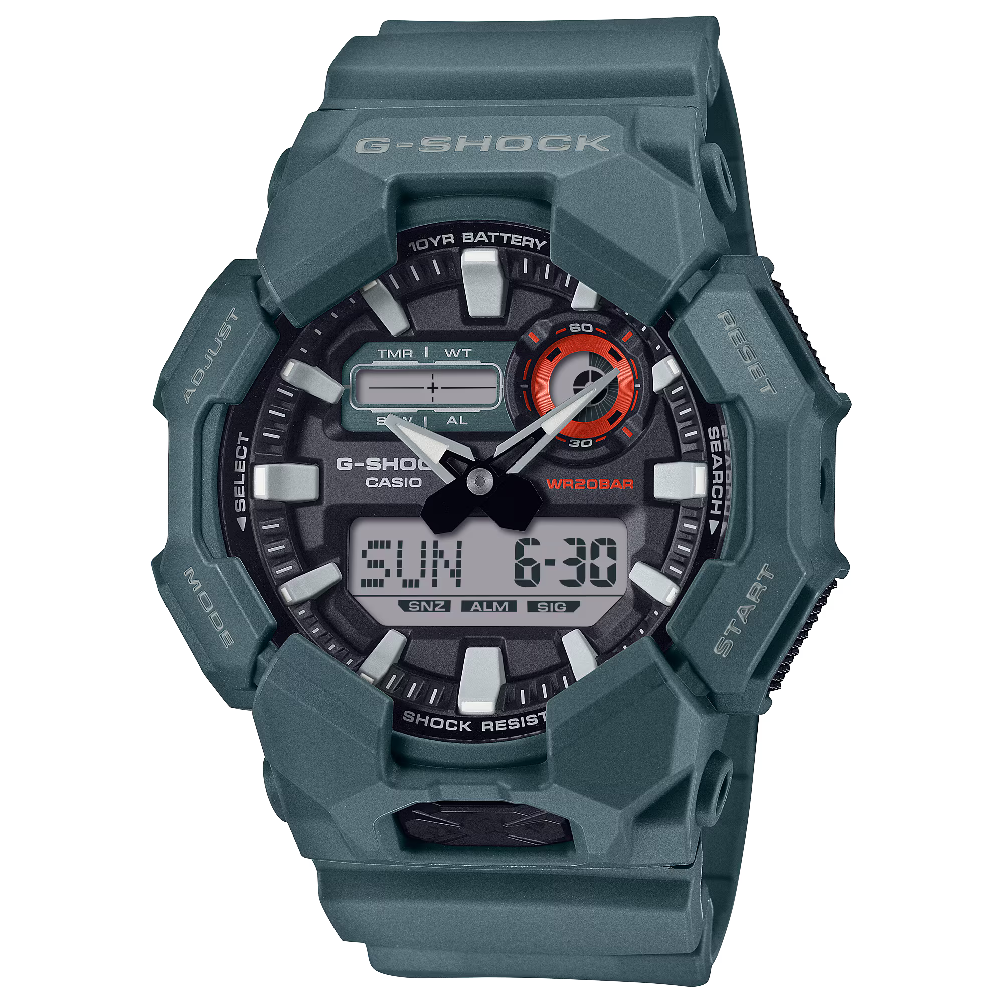 GA-010-2A | G-SHOCK ANALOG-DIGITAL Blue, Light blue