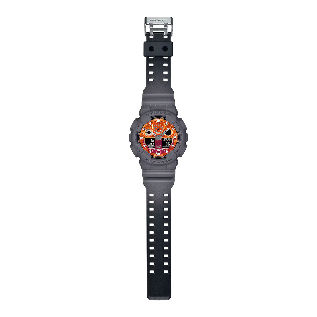 GA-100FL-8A | G-SHOCK ANALOG-DIGITAL Gray