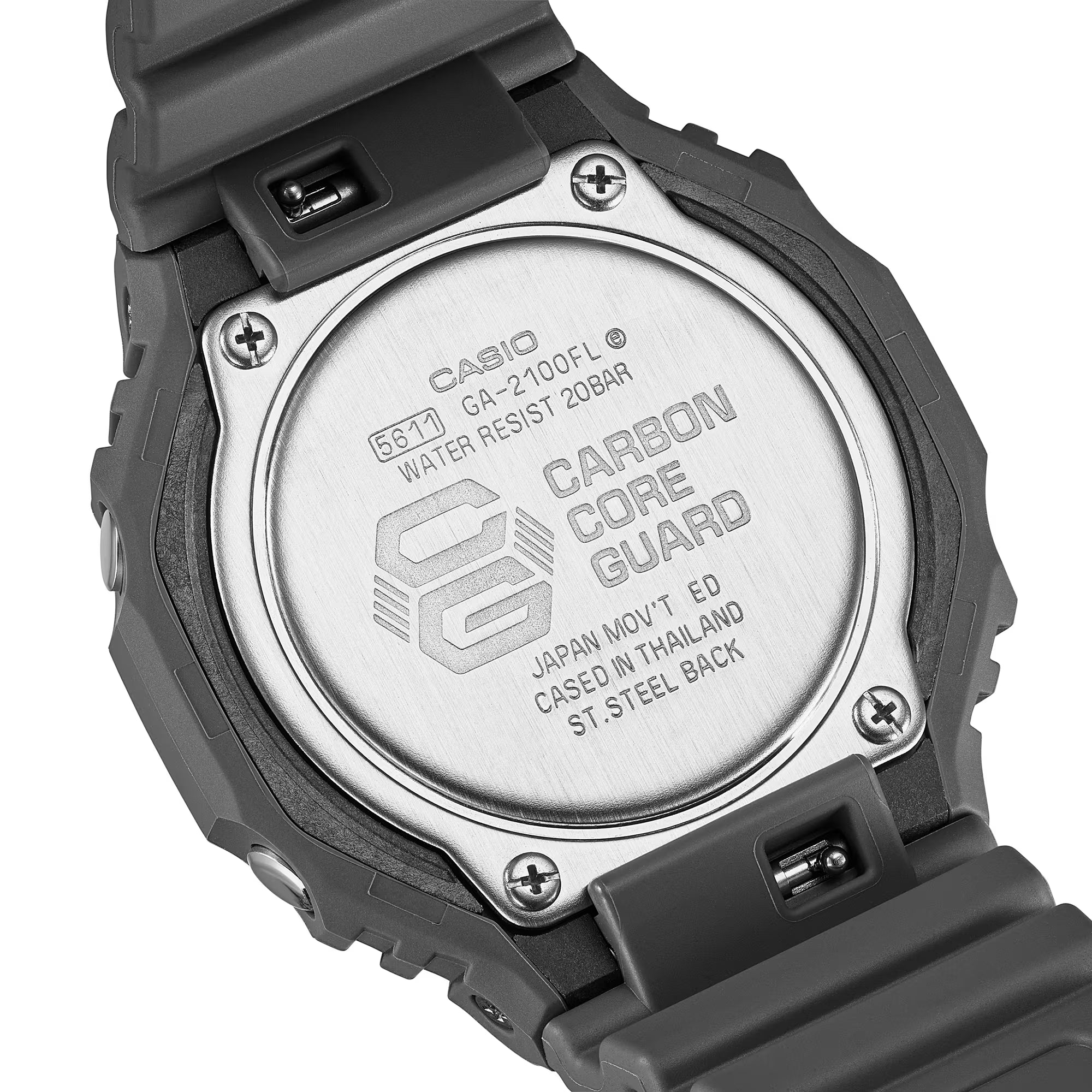 GA-2100FL-8A | G-SHOCK ANALOG-DIGITAL Gray