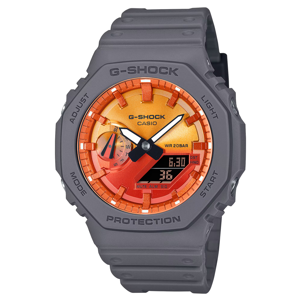 GA-2100FL-8A | G-SHOCK ANALOG-DIGITAL Gray