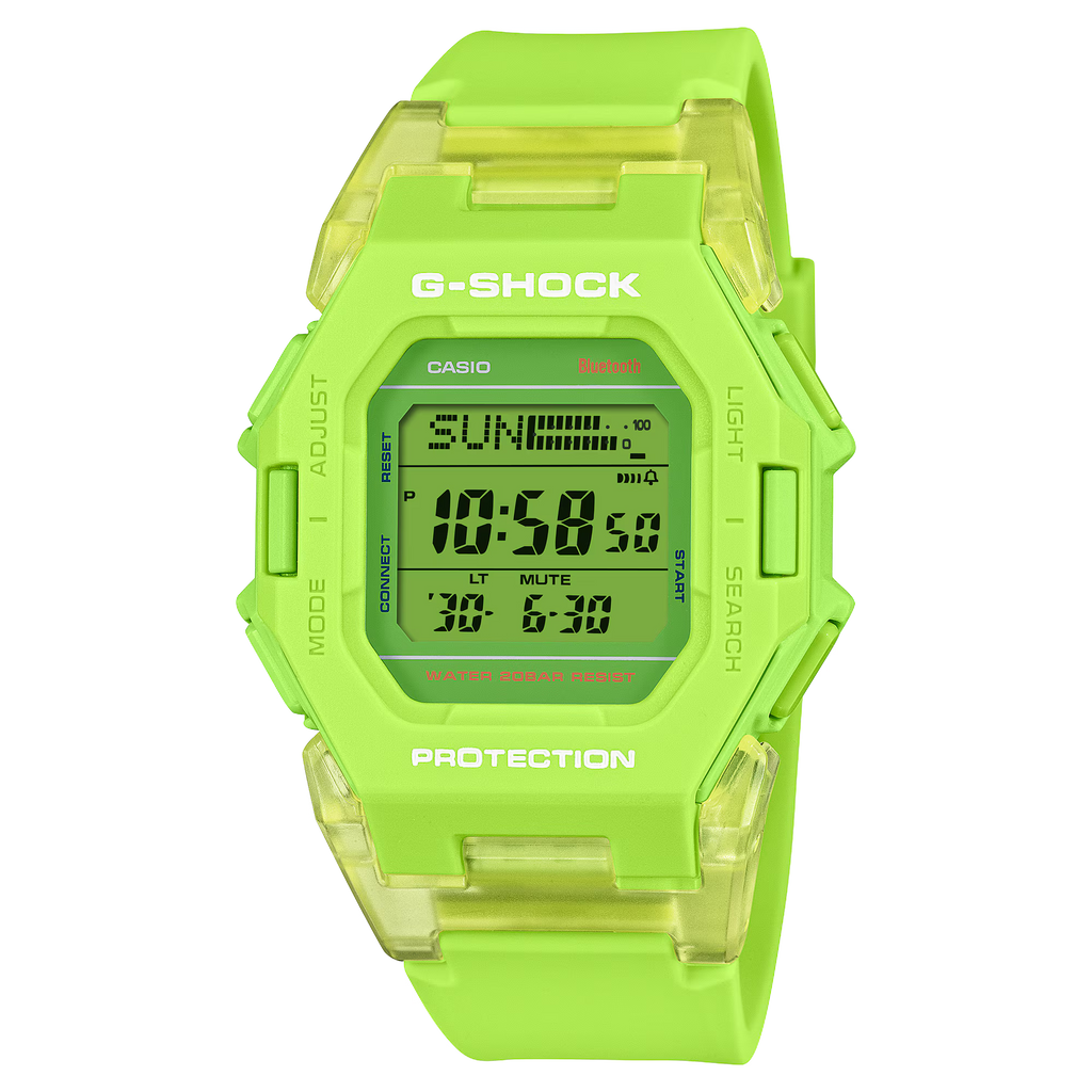 GD-B500S-3 | Digital Green Step-Counter Watch