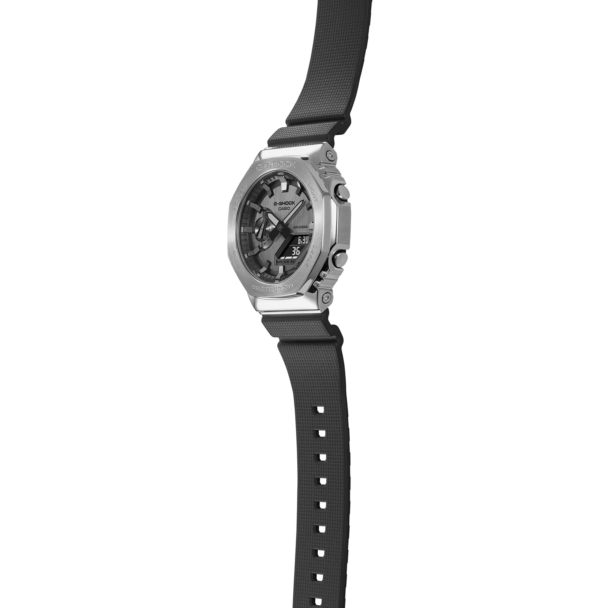GM-2100-1A | Black/Silver Steel Metal Watch - CASIO