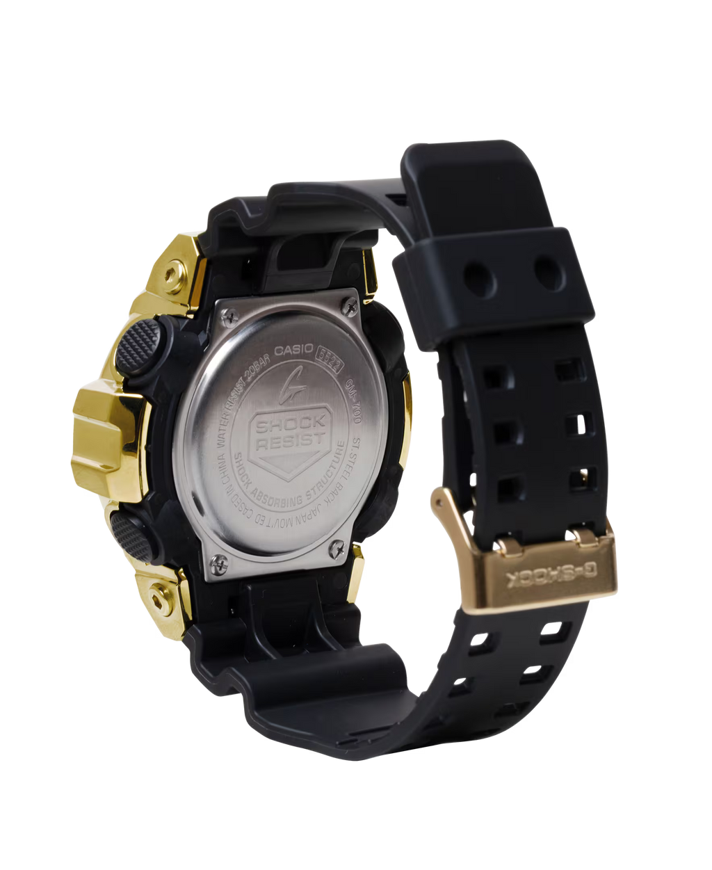 GM-700G-9A | Black and Gold Stainless-Steel Watch