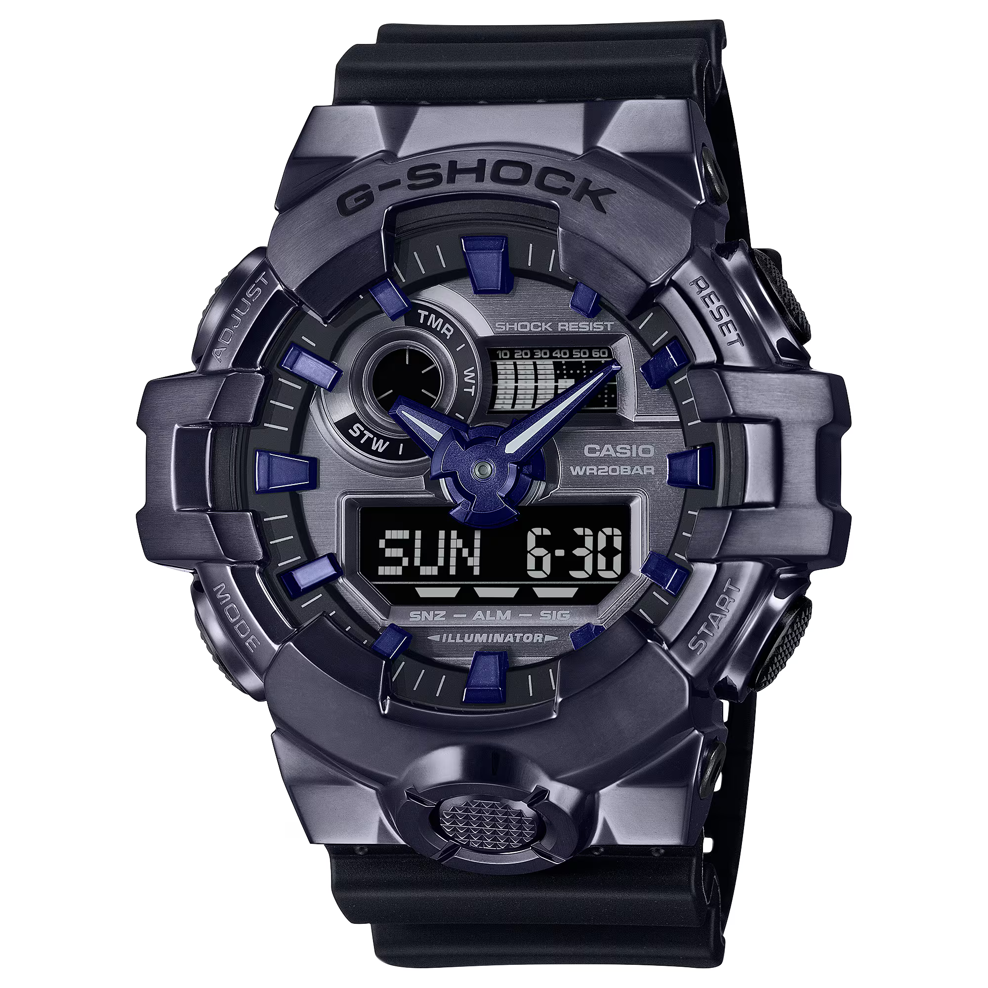 GM-700P-6A | G-SHOCK Purple Stainless-Steel Watch