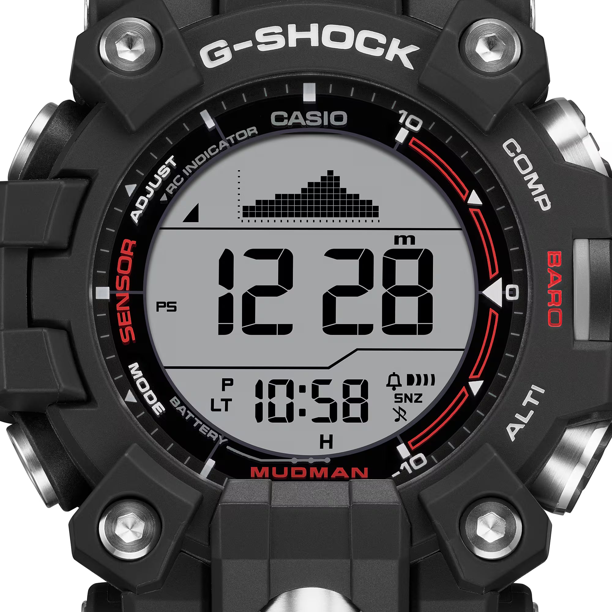 GW-9500-1 | G-SHOCK Bold Black & Red Triple
