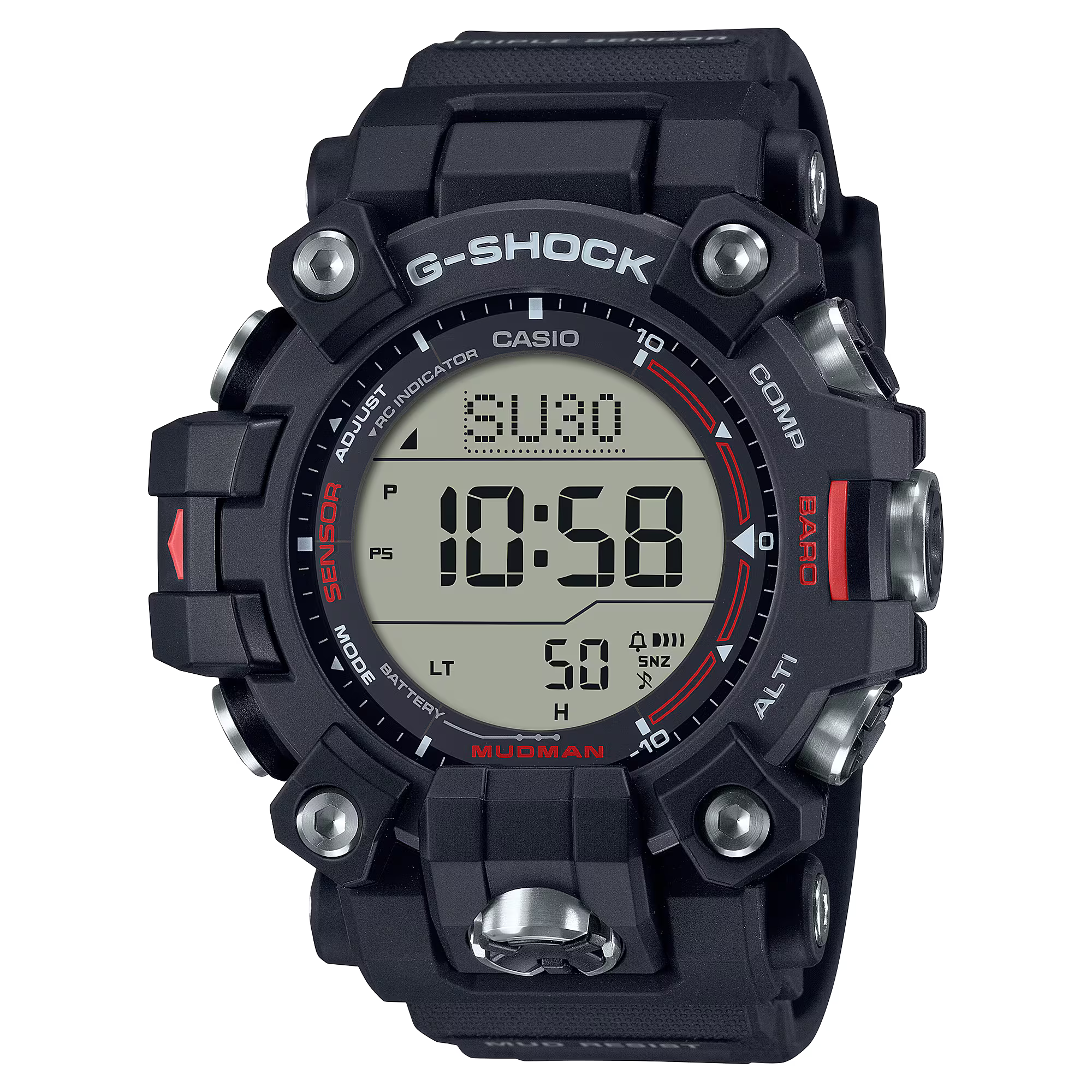 GW-9500-1 | G-SHOCK Bold Black & Red Triple